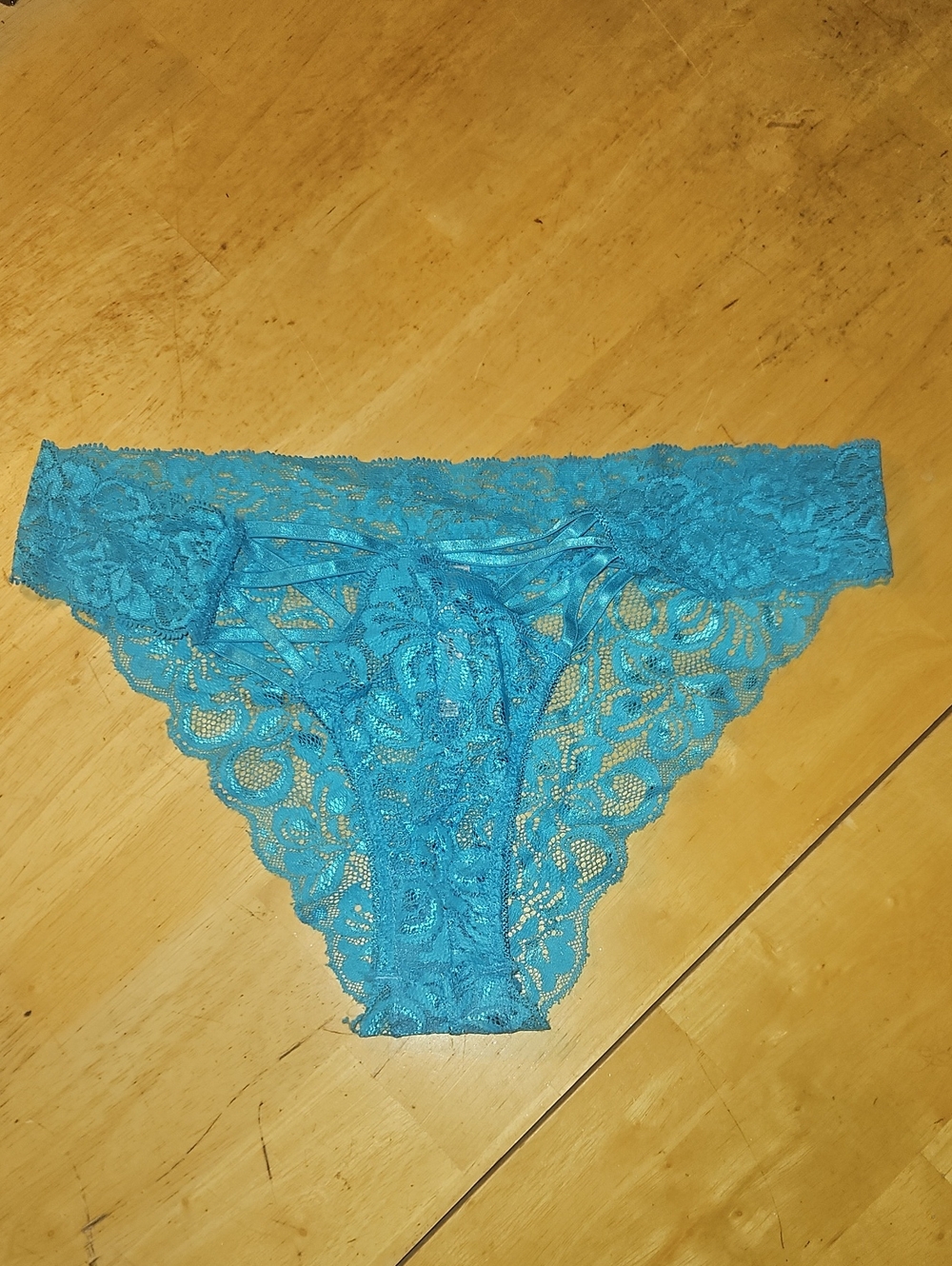 Women's Lace Bikini Panty - Blue